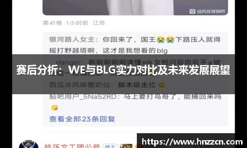 赛后分析：WE与BLG实力对比及未来发展展望