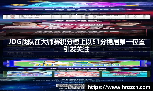 JDG战队在大师赛积分榜上以51分稳居第一位置引发关注
